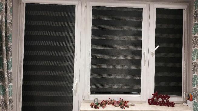 Komplet rolet dzień-noc w kasecie + moskitiery