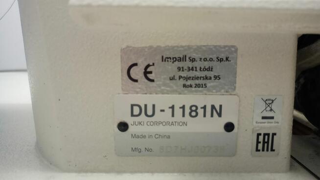 Stębnówka Juki DU-1181N.