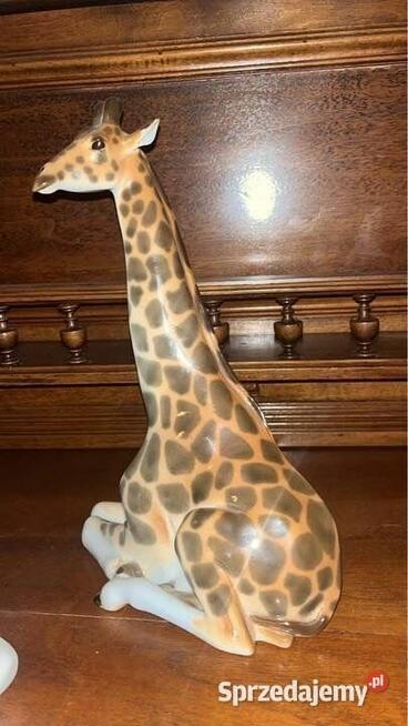 Żyrafa Łomonosow z Rosyjskiej wytwórni porcelan
