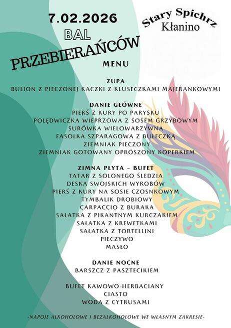 BAL PRZEBIERAŃCÓW 07.02.2025 KŁANINO (WOJ.POMORSKIE)