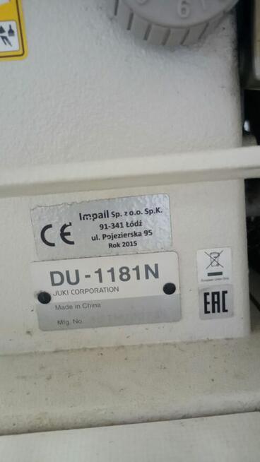 Stębnówka Juki DU-1181N.