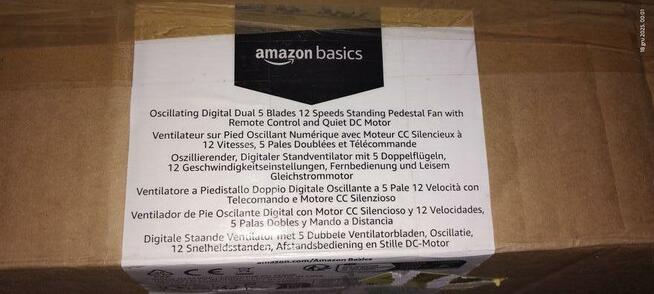 Oscylacyjny cyfrowy wentylator stojący