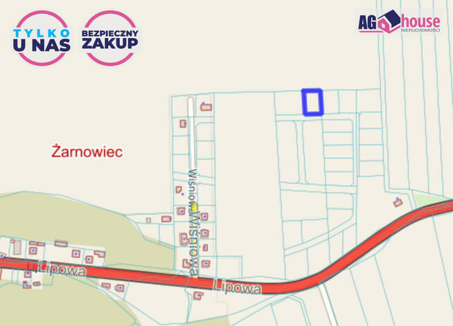 Działka inwestycyjna Żarnowiec gm. Krokowa,