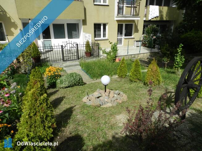 Jasne atrakcyjne mieszkanie 45m z tarasem 17m i ogrodem 33m taras parter