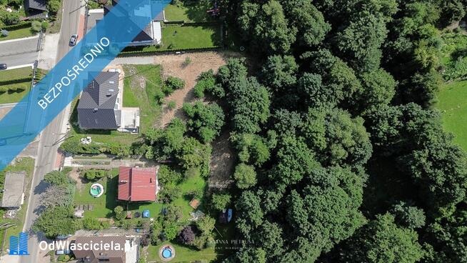 Działka budowlana pod dom przy lesie / 21 arów / Wadowice