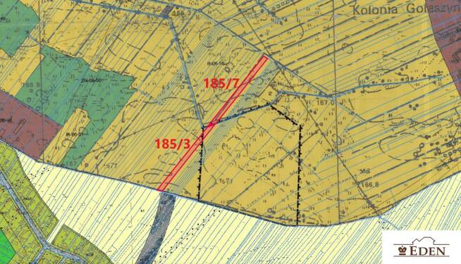Działka rolna Gołaszyn gm. Łuków