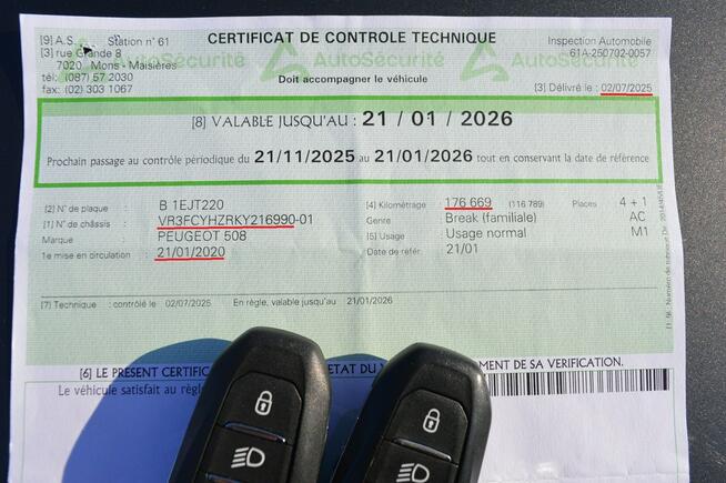 Peugeot 508 1.5 HDI Automat 100%Bezwypadkowy LED Skóra Navi Kamera-360 Bluetooth