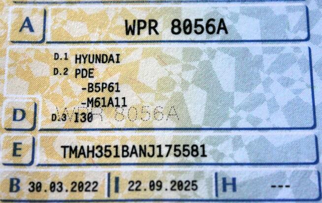 Hyundai i30 Comfort SalonPL FV23% 120KM Kamera Android/Apple Climatronic Gwarancja