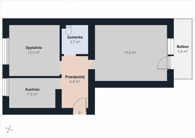 Mieszkanie II piętro Centrum-gotowe do wykończenia