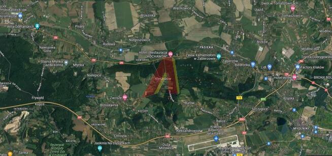 Działka rolna Młynka gm. Zabierzów, Młynka