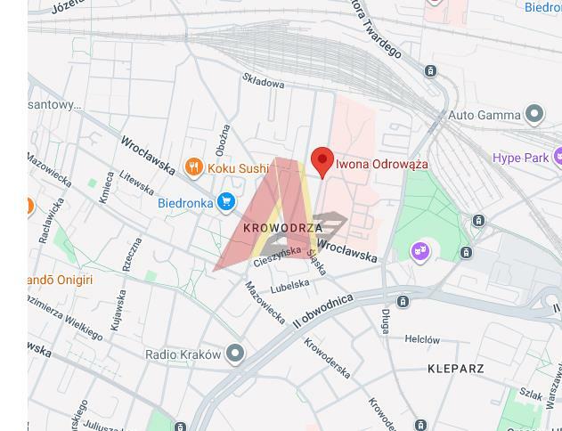 Lokal użytkowy Kraków Krowodrza, Krowodrza, Odrowąża