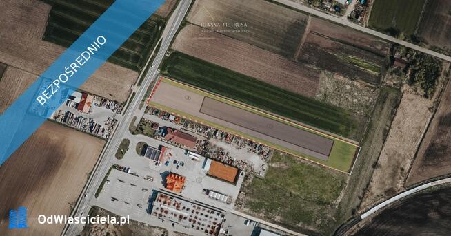 Działka przemysłowo-usługowa 1 ha Opatkowice z WZ