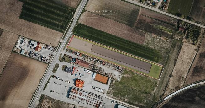 Działka przemysłowo-usługowa 1 ha Opatkowice z WZ