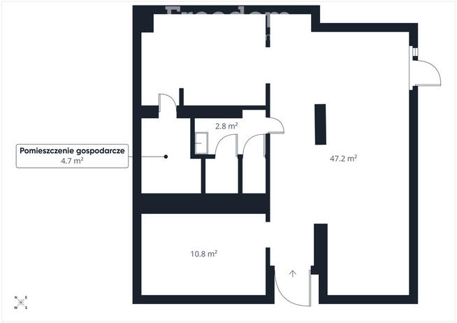 Lokal handlowo - usługowy na wynajem 70 m2