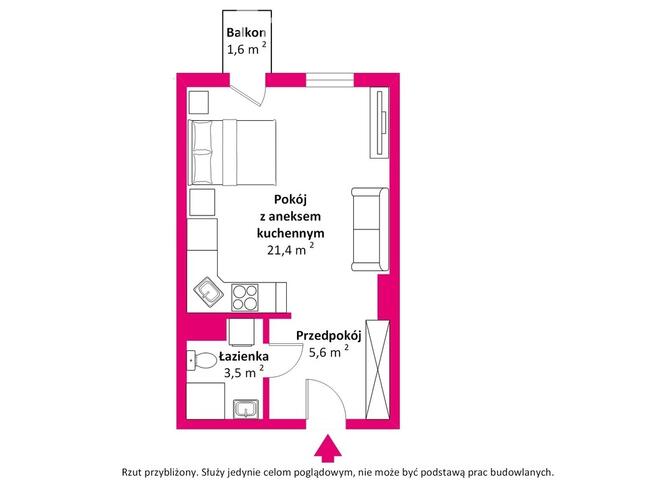 Kawalarka 31 m2 w Świnoujściu blisko Portu.