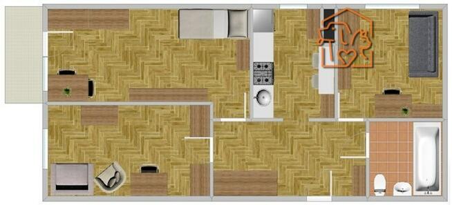 #3 pokoje naprzeciwko PL, pet-friendly-Nowomiejska