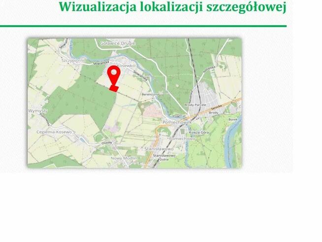 Działka inwestycyjna Kosewko gm. Pomiechówek,