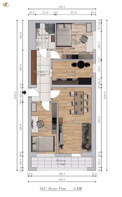 Mieszkanie Kraków, Komandosów