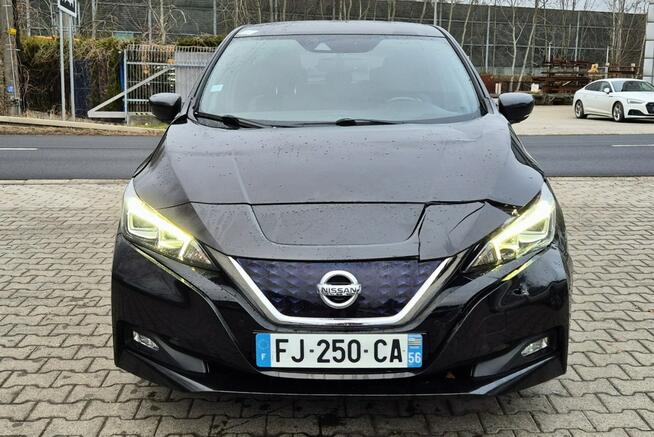Nissan Leaf duza Bateria TEKNA Kamery 360 Grzana Kanapa Nawigacja Skóra