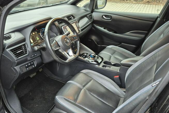 Nissan Leaf duza Bateria TEKNA Kamery 360 Grzana Kanapa Nawigacja Skóra