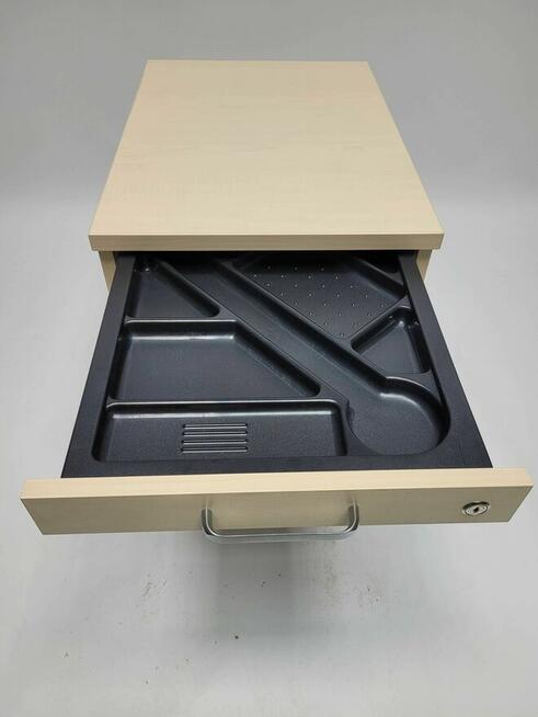 Kontener mobilny podbiurkowy Maro brzoza polarna - duża ilość