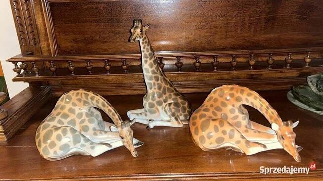 Żyrafa Łomonosow z Rosyjskiej wytwórni porcelan