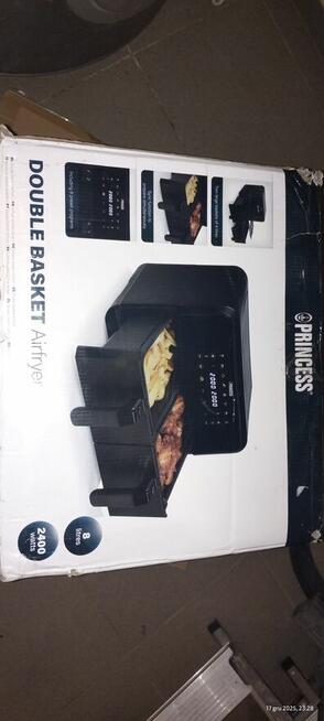 Princess Double Basket Airfryer, Black