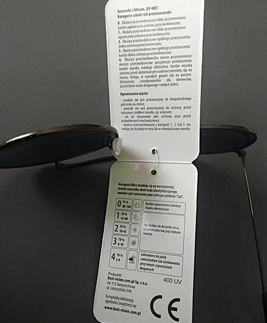 Okulary przeciwsłoneczne OXON okrągłe Lenonki ciemne NOWE