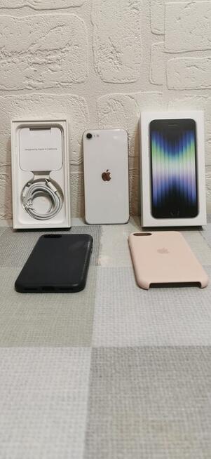 iPhone SE 2022 64GB/Ram 4GB/ 5G Biały-stan idealny