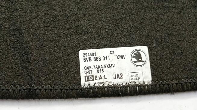 Dywaniki welurowe Skoda Fabia IV