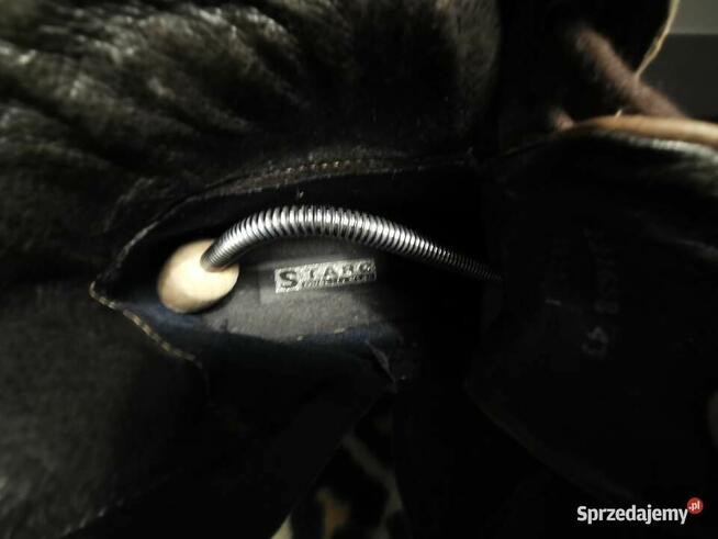 Ładne Lekkie Trapery za kostkę DENIM Rozm 43 Skóra naturalna