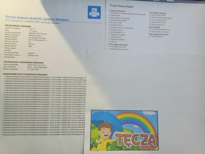 Drukarka wielofunkcyjna HP 2720e bezprzewodowa Wifi