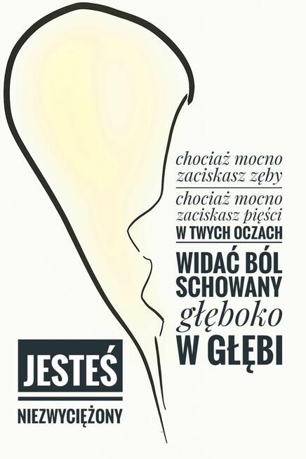 Plakat / grafika Niezwyciężony / Niezwyciężona