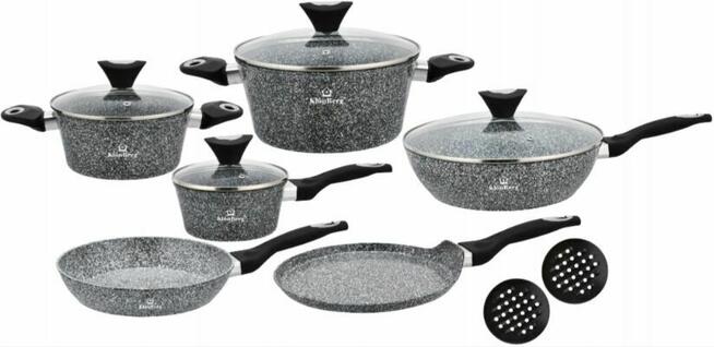 Zestaw klonberg kompletny szary i czarny 279zl