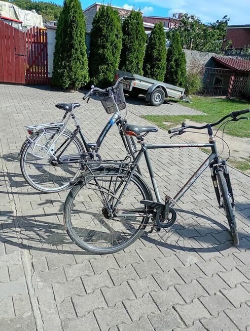 Sprzedam dwa rowery cholenderskie aluminiowe