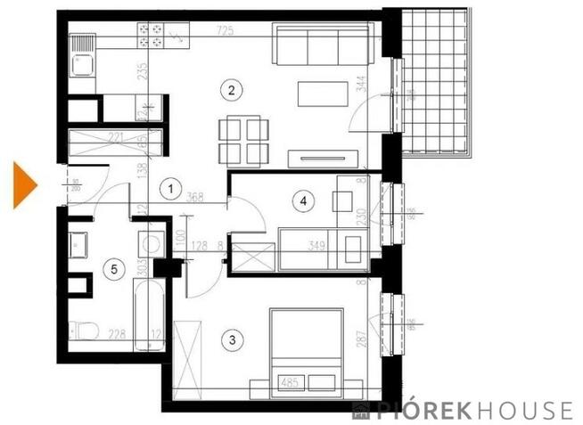 3-pokojowe mieszkanie w Markach