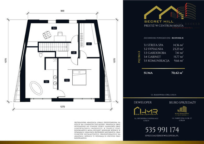 Lokal użytkowy Lublin Kalinowszczyzna, Białkowska Góra