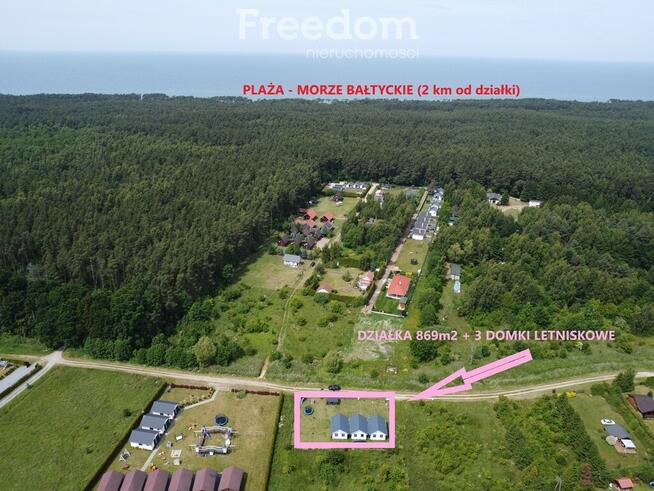 Domki Rusinowo nad Morzemi, Działka 869m2