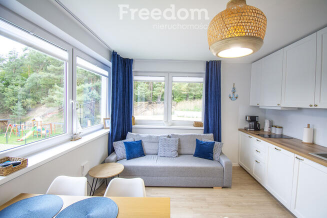 Apartament 42m2, 500 m od morza, Dębina, Rowy