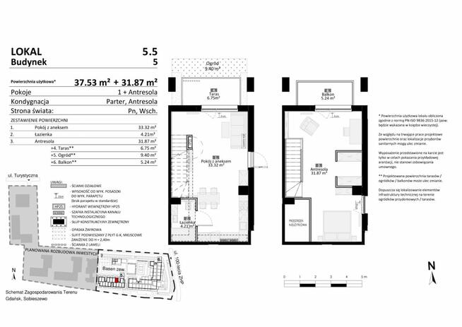 Mieszkanie Gdańsk Sobieszewo, Turystyczna