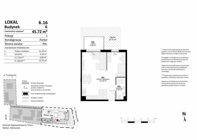 Mieszkanie Gdańsk Sobieszewo, Turystyczna