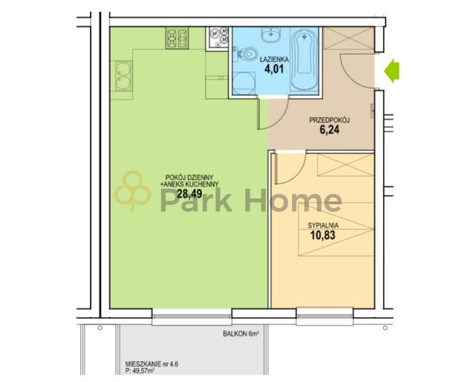 Mieszkanie Zielona Góra, Łężyca-Inwestycyjna