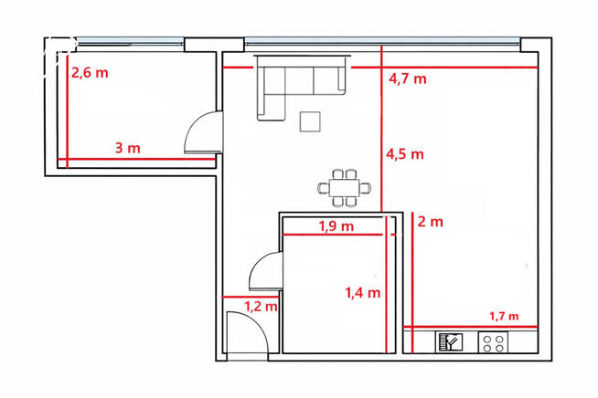 2 pokoje | ul. Lea | 38 m² | świetna lokalizacja
