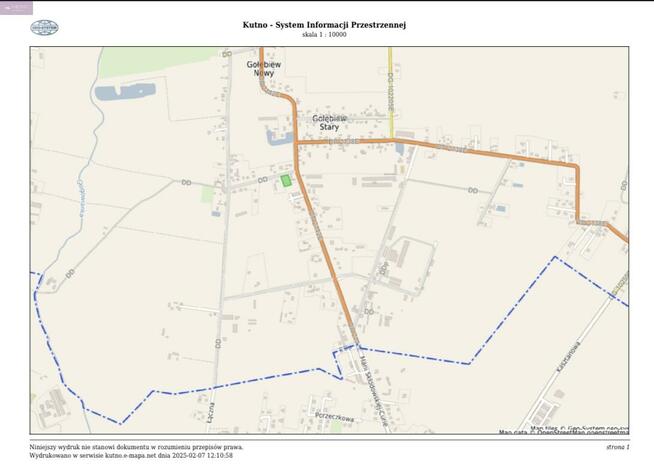 Działka Gołębiew Nowy gm. Kutno