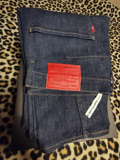 Levis 512 Slim Fit Taper W34 L34Super wygodne NOWE bez metki