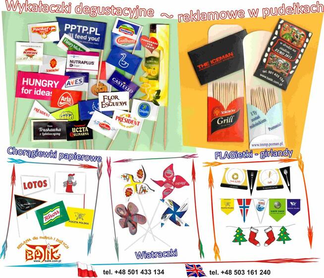 Wykałaczki #pikery #toppery Degustacyjne - Dekoracyjne \