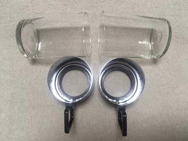 Stare koszyczki szklanki PRL