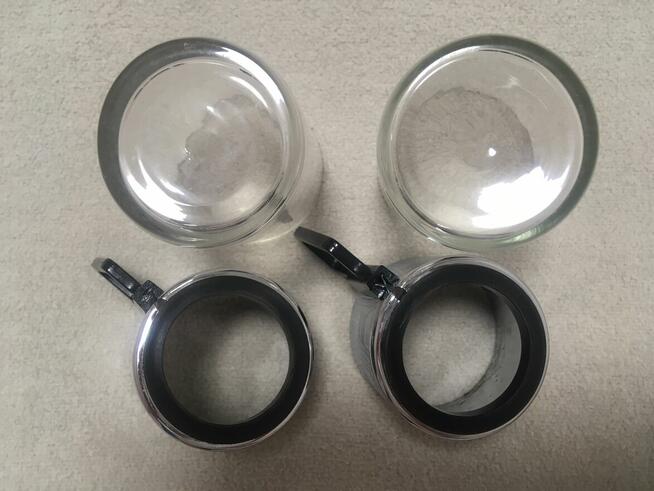 Stare koszyczki szklanki PRL