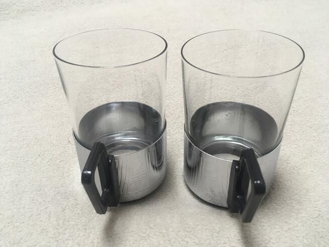 Stare koszyczki szklanki PRL