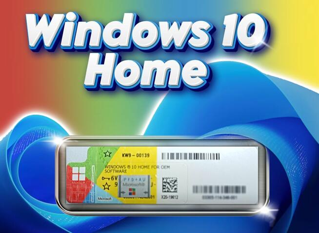 Windows 10 Home Naklejka COA Klucz Licencja OEM